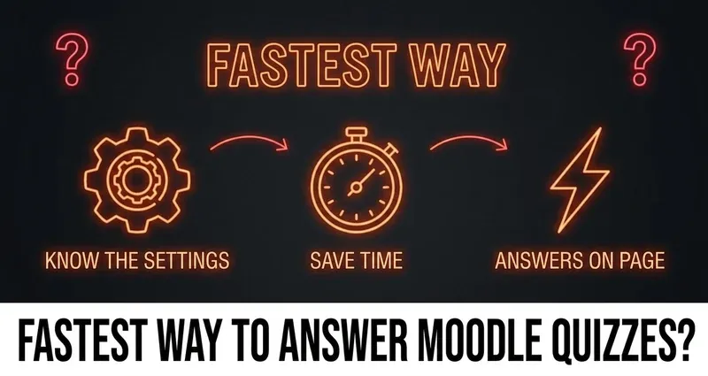 The fastest way to answer Moodle quizzes featured image