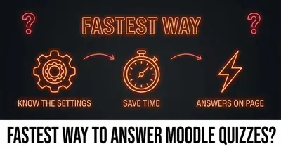 The fastest way to answer Moodle quizzes featured image